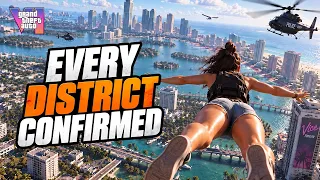 GTA 6 Vice City Map — Every District Rockstar Has Actually Confirmed