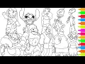 Coloring Lilo and Stitch Coloring Book Pages