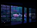 Download Lagu Rain On Japanese Zen Garden At Night 10 HrsㅣFor Sleep, Study, Relaxation | Calmbience Rain Sounds