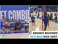 BRONNY JAMES HIT 14 THREES IN A ROW AT THE DRAFT COMBINE HAD THE 4TH HIGHEST VERTICAL JUMP