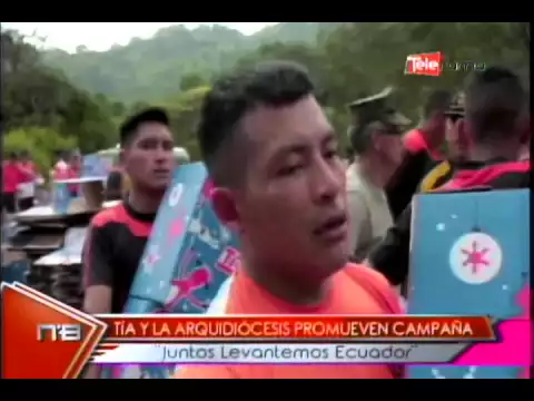 Tía y la Arquidiócesis promueven campaña juntos levantemos Ecuador