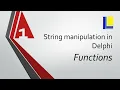 String Handling in Delphi part 1 String Functions