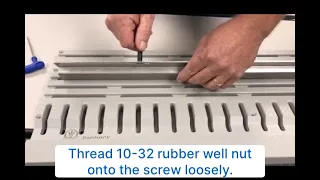 How to Install Colorado Time Systems Touchpad Brackets in a Pool with a Paddock Gutter