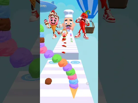 Stacky Ice cream Runner #youtubeshortsSonic #shorts #shortsfeed