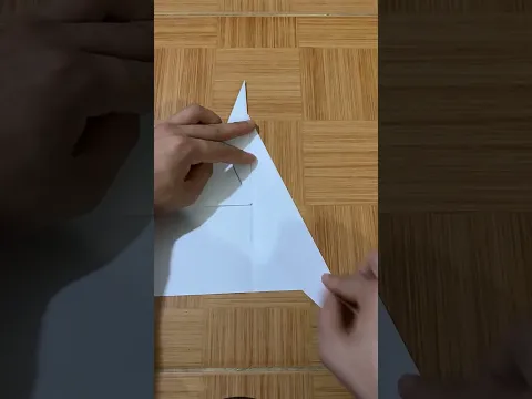 How to fold a beautiful paper airplane like in this viral video #shorts