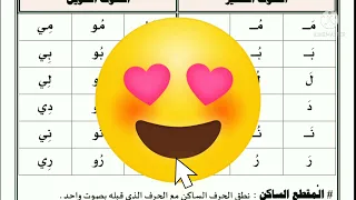 مراجعة حروف الوحدة الأولى للصف الأول الابتدائي  مراجعة حروف الوحدة الأولى للصف الأول الابتدائي