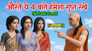 Chanakya Niti: औरते ये 4 बात भूलसे भी दूसरों को मत बताना जीवन बर्बाद हो जाता है