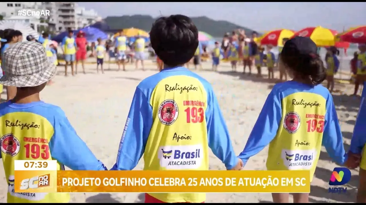 Projeto Golfinho completa 25 anos de educação e segurança aquática em SC