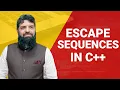 Lecture 11 Escape Sequence in c Programming in