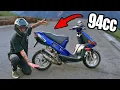 My $4500 Factory Race Engine almost Blew Up! 94cc Malossi Rc-one