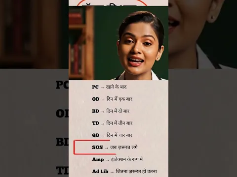 Doctor की भाषा समझना है? ये 1 Trick ज़िंदगी बदल देगी! 😲👨⚕️ #DoctorTips #doctor