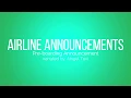 Download Lagu Airline Announcements: Pre-boarding Announcement (Script)