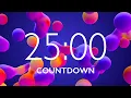 25 Minute Timer with Relaxing Music and Alarm
