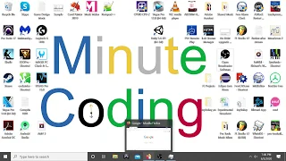 Minute Coding Installing Python Thonny