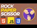 Rock Paper Scissors game using HTML CSS and JavaScript
