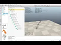 V-rep robot sensing and hitting Inverse Kinematics