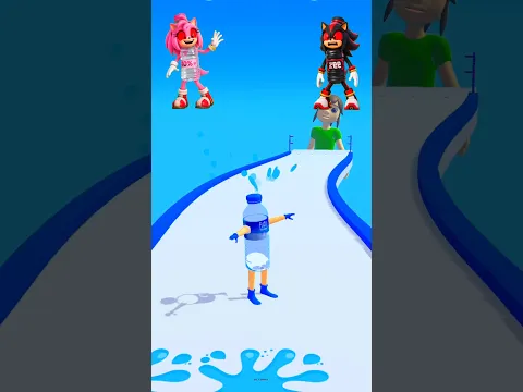 OMG! SHADOW SNAGS AMY WATER & CRAZY BOTTLE ESCAPE BEGINS! 😱😰 #gaming #shorts #shortfeed #viralshorts