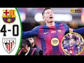 Lagu Barcelona vs Athletic Bilbao 4-0 Highlights \u0026 All Goals 2025 | Lewandowski Goal