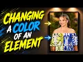 How to Change a Color of an Element in Canva Pro is not Required