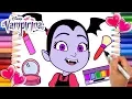 Vampirina Makeup Coloring Page Vampirina Makeover Coloring Book Vampirina Disney Jr Printable