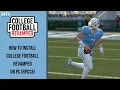 NCAA 14 REVAMPED ON RPCS3 HOW TO GUIDE