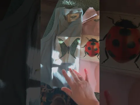 Nature tank tops by Mallory Leckey 🐞🦋🪲#asmr #whispering #unboxing