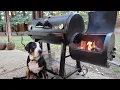 BBQ 101 - How to Work the Fire in an Offset Smoker Char-Griller Grand Champ XD