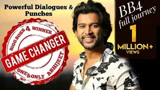 abhijeet the game changer abhijeet tribute to abhijeet bb4 biggboss4 telugu gamechanger