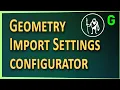 Game Engine Programming 065 2 - Geometry import settings configuration