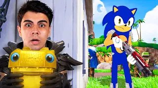 ESCONDE ESCONDE de 100 PESSOAS na TEMPORADA do SONIC no FORTNITE!
