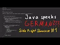 Side Project Showcase 1 Making Java speak German Dava