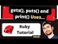 Create and Run your First Ruby project in Hindi Ruby Tutorial