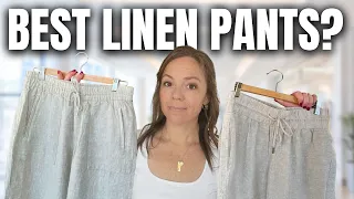 I Tried Linen Pants From 4 Brands My Honest Pick