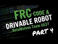 FRC Drivable Robot PART 4 Manual Drive Command Java VS Code