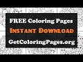 Camping coloring pages
