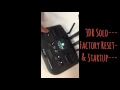3DR Solo Factory Reset Initial Setup