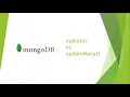 MongoDB update vs updateMany
