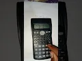 solving quadratic equations using fx82ms calculator please subscribe