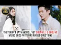 Lagu They Didn’t Say a Word… Yet Cheng Lei \u0026 Zhou Ye’s Weibo 2026 Patterns Raised Questions