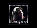 Lagu Never Give Up - Sia - slowed