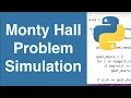 Monty Hall Problem Simulation Python Example