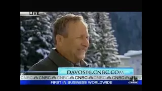 George Soros interviewed Davos 2008 by Maria Bartiromo WEF Young Global Leader