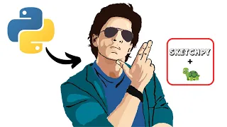 Python Magic Sketching the Charisma of Shah Rukh Khan in Python