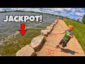 Absolutely Unreal Money Pit Found Magnet Fishing Deep River Canal!!! *BIG JACKPOT*