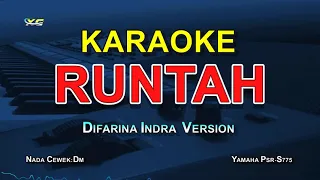 karaoke runtah difarina indra ft adella version