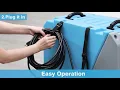 Download Lagu LUKO 180 PPD Commercial Dehumidifier with Pump Drain Hose for Basements Warehouse \u0026 Job Sites