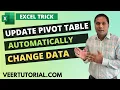 Pivot Table Update Automatically whenever change Data Source