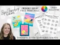FREE PRINTABLE Beach and Summer Fun for Spellbinders June2024 Club Kits ECK V35