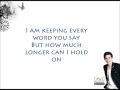 Download Lagu David Archuleta - Wait w/ lyrics on screen
