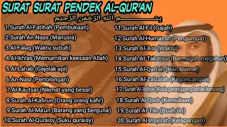 surat surat pendek al quran dan ayat kursi syekh mishari rasyid alafasy suratpendekalquran
